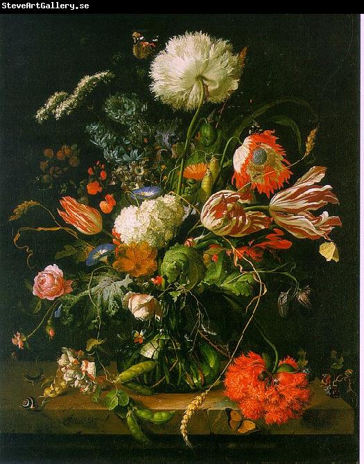 Jan Davidz de Heem Vase of Flowers 001